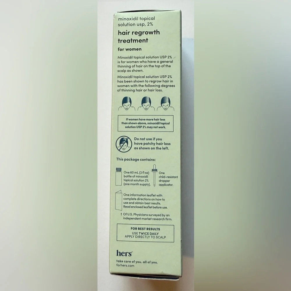 hers Once A Day Hair Regrowth Treatment for Women, 2.0 fl - Picture 3 of 5